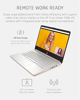 Amazon.com: HP 14 Laptop, Intel Celeron N4020, 4 GB RAM, 64